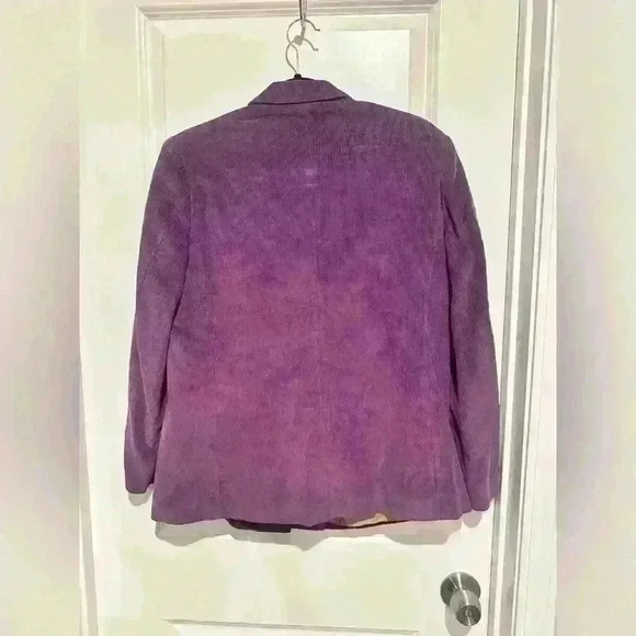 Vintage Epitome Corduroy Purple Jacket Size 16 - Picture 4 of 4